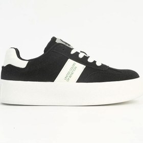 Resim Benetton Kadın Spor Ayakkabı Bnı-11241z Siyah Beyaz 