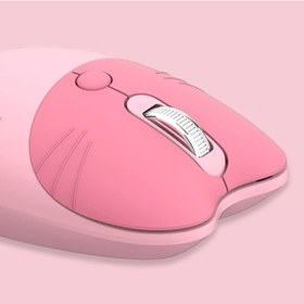 Resim Dream011 Pembe Kablosuz Sessiz Fare Kedi Karikatür Baskılı Dream011 