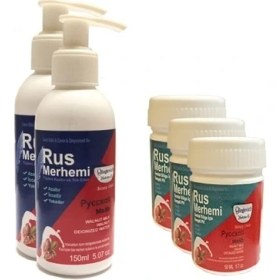 Resim Rekze Tüy Dökücü Azaltıcı Rus Merhemi 150 ml 2 Adet + Genital Bölge Merhemi 50 ml 3 Adet 