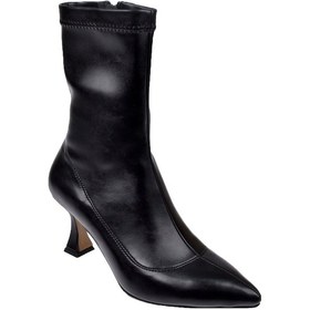 Resim Pullman Streç İnce Topuklu Kadın Bot Pl-396 Siyah Siyah 