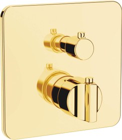 Resim Artema Suit U A4267423 Ankastre Termostatik Banyo Bataryası, Sıva Üstü, V-Box, Altın 