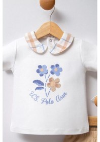 Resim U.s Polo Bebek 2'li Takım Usb2380 Beyaz Çok Renkli 