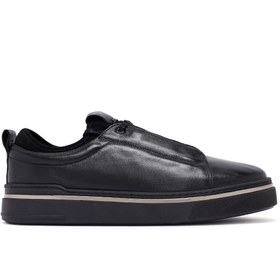 Resim Derimod Erkek Siyah Bağcıklı Kalın Tabanlı Deri Sneaker,Kışlık Spor Ayakkabı 25WFD655018 