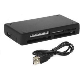Resim aogo Usb Kart Okuyucu Sd Sdhc Mini Micro Sd M2 Mmc Xd Cf All In One Çoklu Card Reader 