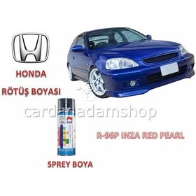 Resim Honda Civic 1996-2001 Rötüş Boyası R-96P Inza Red Pearl (363456513) 