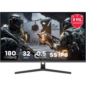 Resim Fazeon X32F180Q 31.5" 0.5 Ms 180 Hz Fast IPS QHD RGB Gaming Monitor 