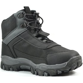 Resim Cool Alfa Siyah Lastikli Soft Shell Outdoor Erkek Çocuk Bot Siyah 