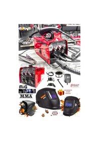 Resim Gazsız Gazaltı Kaynak Makinesi + Kaynak Maskesi Otomatik Kararan Colormatik Hediyeli 