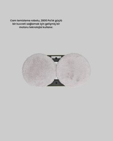 Resim Techmrt Çift Diskli Güvenli Otomatik Cam Silme Robotu Çok Renkli 