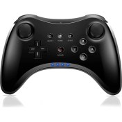 Resim Jingyi Pro Controller For Wii U, Wireless Controller For Nintendo Wii U Controller Gamepad Joystick Dual Analog Game Controller (Black) (Yurt Dışından) 
