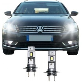 Resim Megamarket06 Vw Passat B7 Led Kısa Far Ampulü H7 Mini Led 2'li Set 