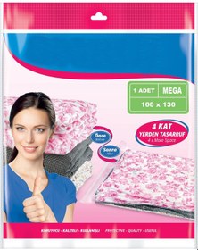 Resim Vakumlu Hurç 100x130 Cm 1 Adet Şeffaf 