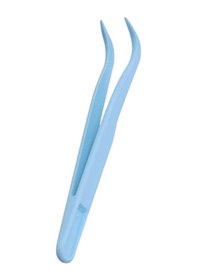 Resim Koodmax Hassas Elektronik Ve El Sanatları Tamir Cımbızı Sert Plastik 11cm Kavisli Cımbız Mavi 