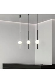 Resim Vonalight 3'lü Banko,Karşılama,Sarkıt,lamba,led Aydınlatma,dekoratif 3000K Işık, Akrilik Cam Çap.8cm,Boy.50cm 