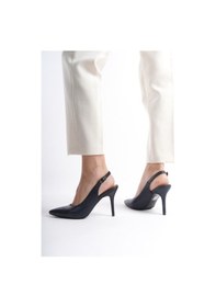 Resim Mubiano Hakiki Deri Collection Kadın Topuklu Stiletto & Ayakkabı Lacivert -mcalm433-lcv Lacivert 