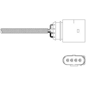 Resim Delphi Oksijen Sensörü Bora 1.6 98-05 -golf Iv 1.6 97-00 -jetta Iıı 2.0 05 Passat 1.6-1.8 96-00 -a4 1.8del- 
