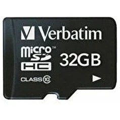 Resim Verbatim Micro SDHC Hafıza Kartı 32 GB 90 MB/sn Okuma Hızı ile Yüksek Performans 
