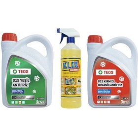 Resim Teos Kırmızı Yeşil Antifriz Klix Colombia 