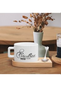 Resim Bk Gift Kişiye Özel İsimli Ortadontist Tasarımlı-1, Ahşap Altlıklı Seramik Fincan, Meslek Hediyesi, Yeni İş Hediyesi Kobitmeyen137949 Bk Gift 