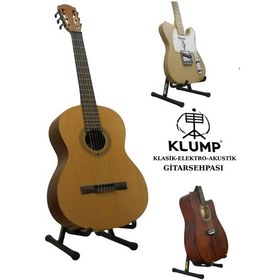 Resim Klmp01 Gitar Sehpası / Gitar Standı / Klasik Akustik Elektro Gitar Sehpası 