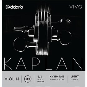 Resim Daddario KV310L Keman Tel Seti | Kaplan Vivo, Light, 4/4 