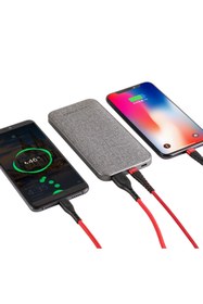 Resim Simex 10.000 mAh Powerbank – Özel Kumaş Kaplama, 20W Hızlı Şarj Powerbank S-37 