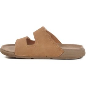 Resim Bento 115.002 Erkek Çift Cırt Anatomik Günlük Terlik Camel 