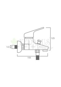 Resim Kerasus Mega Serisi - Mix Banyo Bataryası 40ø 