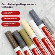 Resim 1 adet Fayans Dolgu Kalemi - Banyo Zemin Onarımı, Renk Değişimi ve Güzellik Dikiş Kalemi, Fayans Aralıkları için Kolay Kullanım Fayans İşaretleyici, Ev Yenileme için Seramik İşaretleyici, Fayans Aralıkları Onarım Aracı, Şık Kalemi Tasarımı, Dayanıklı Kalemi Kapağı 