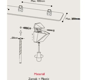Resim Gürçay Hırdavat Ayarlı Raf Tutucu 5-28Mm 21.128 