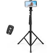 Resim Maiyame Andoer 157cm Genişletilebilir Profesyonel Selfie Çubuğu Ve Tripod - Bluetooth Kumandalı, 3kg Taşıma Kapasiteli 