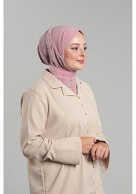 Resim Hürrem Bone Gül Kurusu Pratik Hazır Geçmeli Tesettür Eşarp Sandy Arkadan Çıtçıtlı Piliseli Hijab 2406 18 Gül Kurusu 