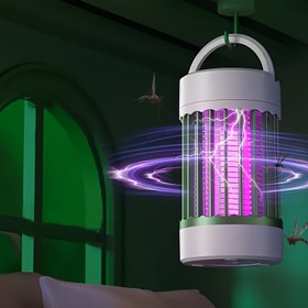 Resim Taşınabilir USB Güçlü Sivrisinek Kovucu Lamba, 360° Tam Koruma, Pil Yok, ≤36V Çalışma Voltajı, Diğer Malzemeden Yapılmış, Aile için 