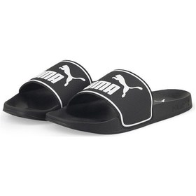 Resim Puma 384139 Leadcat 2 0 Terlik Siyah Beyaz Siyah - Beyaz 