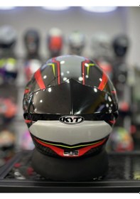 Resim Kyt NZ-Race +1 Siyah Vizör Motosiklet Kaskı Kırmızı 