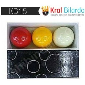 Resim Bilardo Üç Topu Üçbant 