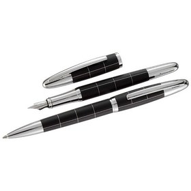 Resim Steelpen 1711 Siyah Dolma Kalem+tükenmez Kalem Standart 
