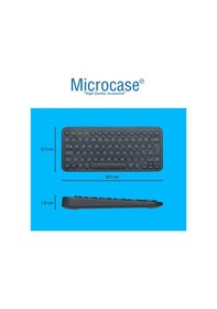 Resim Lenovo Uyumlu Tab M8 4.nesil 8'' Tablet İçin Btklavye+mouse+stand Al8106 