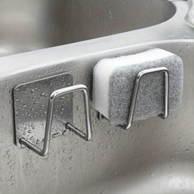 Resim 2/4 adet Mutfak Paslanmaz Çelik Lavabo süngerlik, Delme Gerektirmeyen Yapışmaz Bez, Sünger Süzgeç Rafı, Lavabo Çay Kutusu süngerlik, Ev Mutfak Aksesuarları 