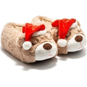 Resim Twigy Duman Kadın,Garrson Boy Hayvanlı Panduf Kahverengi 36/41 