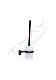 Resim Tema Banyo Premium Klozet Fırçası Mat Siyah 71018-2M 