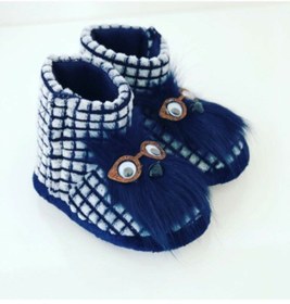 Resim Armis Çocuk Panduf , Kaydırmaz Taban Anaokulu Kreş Ayakkabısı , Ev Ayakkabısı 