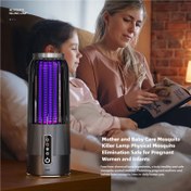 Resim Bu Sivrisinek Lambası İki Renk Seçeneğiyle Birlikte Güneş ve Elektrik Modları ile Tüm Gün Kullanımı İçin Çift Güç Kaynağına Sahiptir, Hem İçerde Hem Dışarda Kullanılabilir. Üç Akıllı Zamanlayıcı Ayarı ile Uyku Sağlar ve Enerji Tasarrufu Sağlayan, Gözler İçin Uygun Çift Aydınlatma Sağlar. 