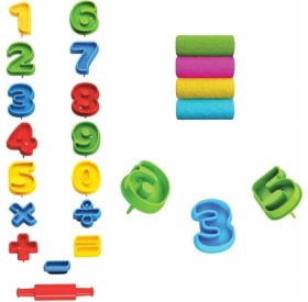 Resim MCM Group 03552 Dede, 3D Rakamlar Hamur Set 200 gr / +3 Yaş 