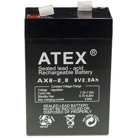 Resim Atex 6V 2.8Ah Akü 