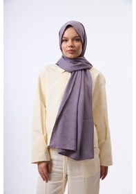 Resim Mirsoy Scarf Mir Modern Desen Şal Leylak 