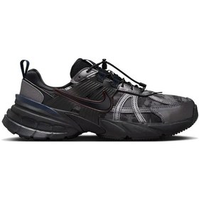 Resim Nike V2k Run Womens Walking Shoes Black Kadın Yürüyüş Ayakkabısı Siyah Siyah 