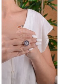 Resim Nazar Boncuğu Isimli Stres Kolye 925 Ayar Gümüş 