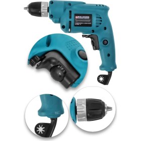 Resim Bulldozer Elektrikli Matkap Otomatik Mandren Vidalama 700W 