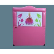 Resim Başlık Lüx 90 cm SUNİ DERİ Baskı Barby PEMBE Renk Kapitone Düz Kumaş El yapım 